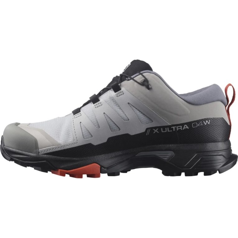 Light Grey / Black Salomon X Ultra 4 Wide GTX Women's Hiking Shoes | PH 13782Q